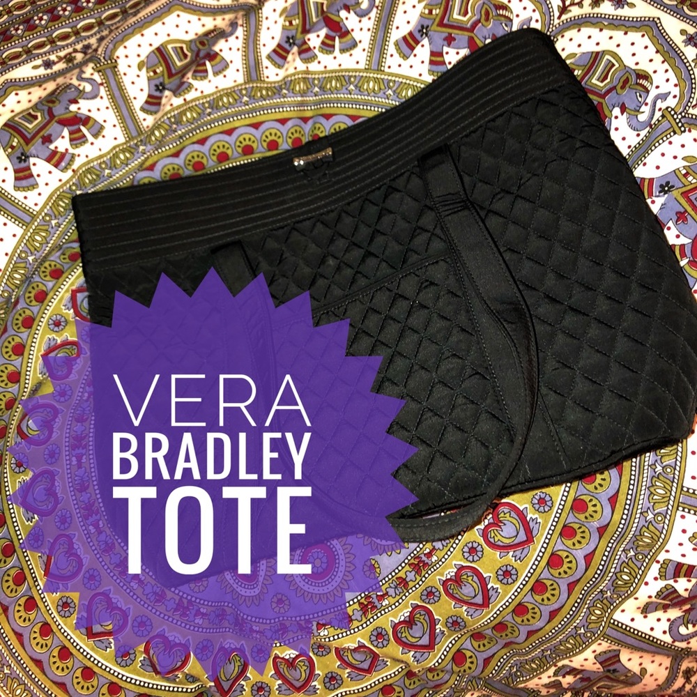 Vera Bradley Black Tote